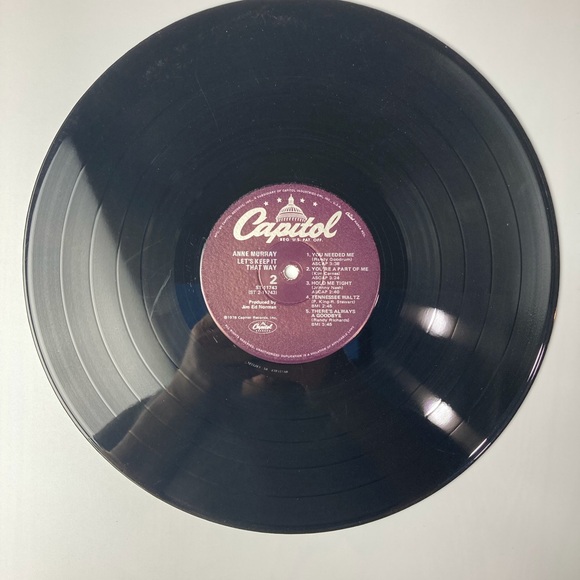 Anne Murray Let’sKeep It That Way Vintage Vinyl Record Album LP - Picture 4 of 4